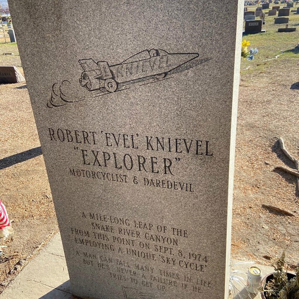 Evel Knievel Grave