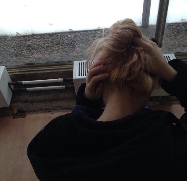 girl in despair