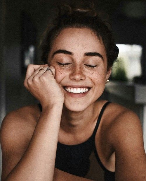 girl smiling