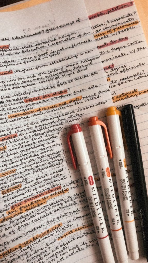aesthetic handwriting goals