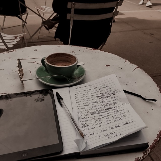 notebook writing