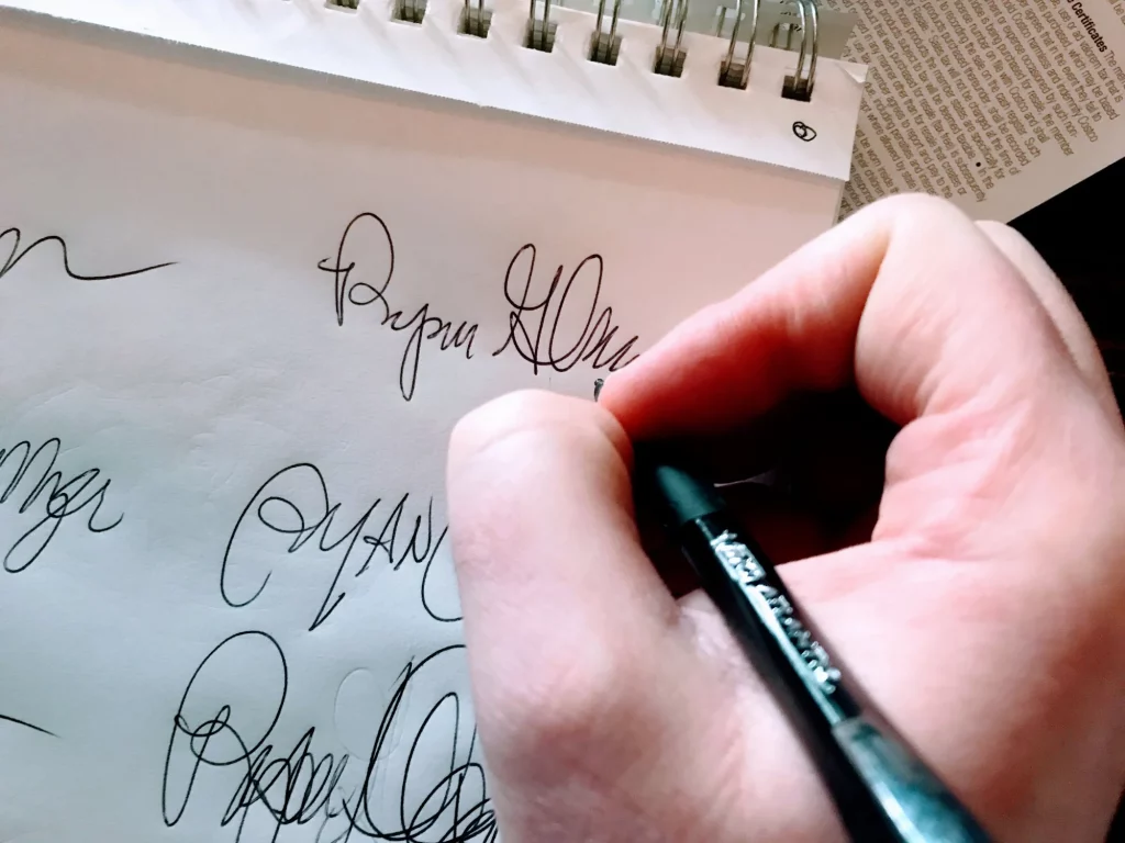 unreadable signature