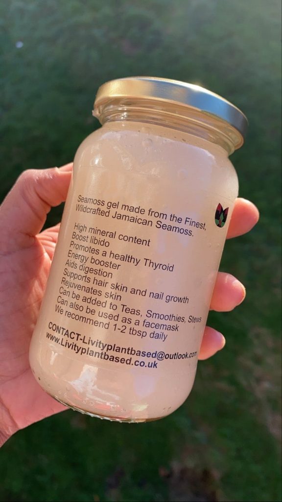 Sea moss gel