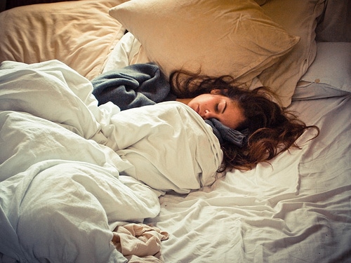sick in bed