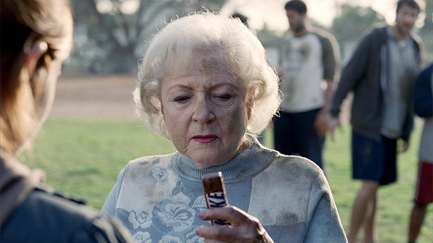 Betty White Snickers