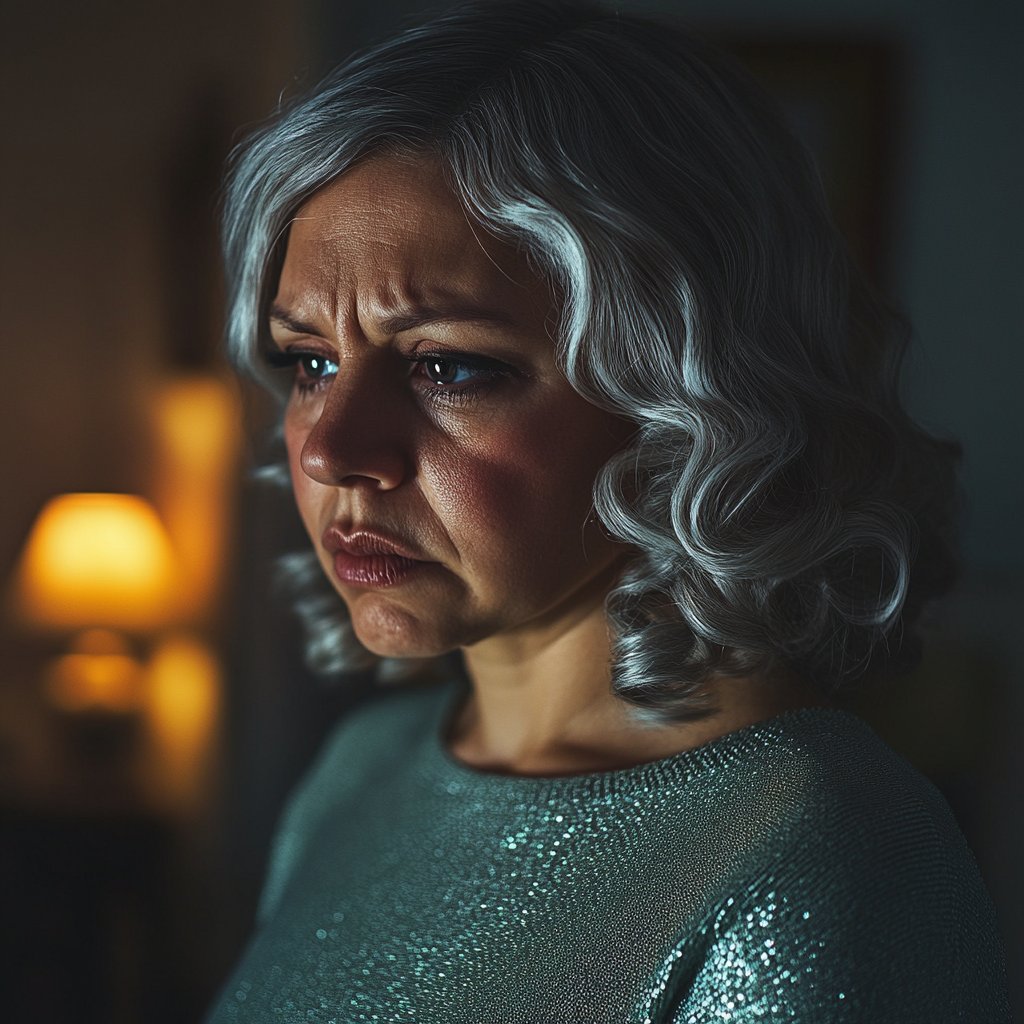 A woman overwhelmed with guilt and defeat | Source: Midjourney