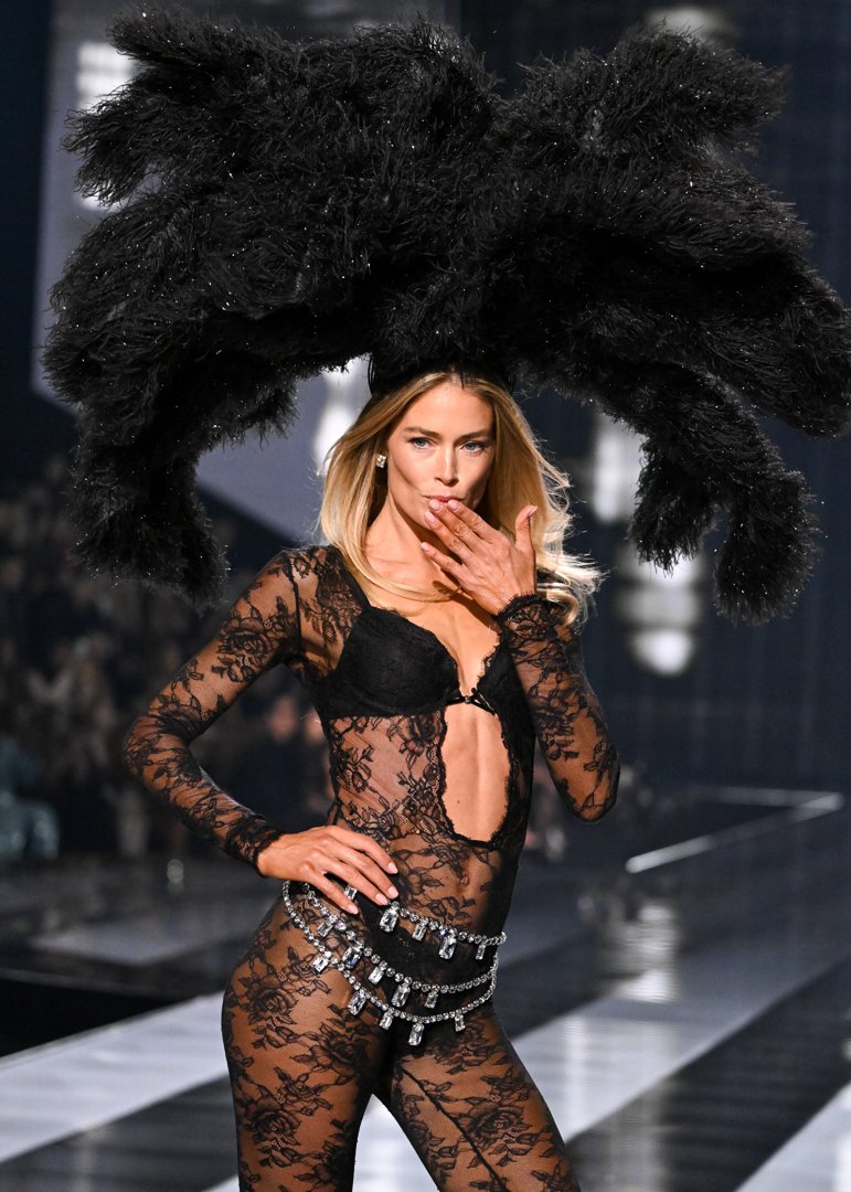 Doutzen Kroes at the Victoria's Secret Fashion Show held at Steiner Studios on October 15, 2025 in New York | Source: Getty Images