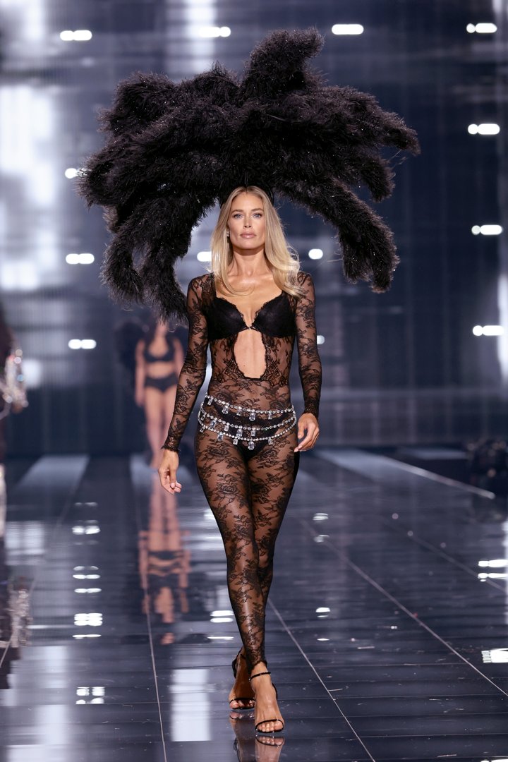 Doutzen Kroes at the Victoria's Secret Fashion Show held at Steiner Studios on October 15, 2025 in New York | Source: Getty Images