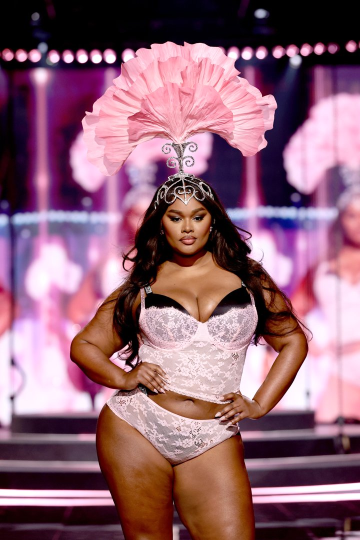 Precious Lee at the Victoria's Secret Fashion Show held at Steiner Studios on October 15, 2025 in New York | Source: Getty Images