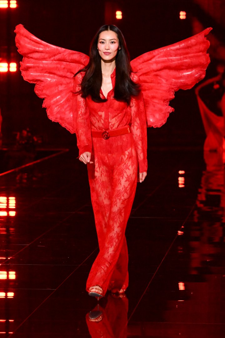 Liu Wen at the Victoria's Secret Fashion Show held at Steiner Studios on October 15, 2025 in New York | Source: Getty Images