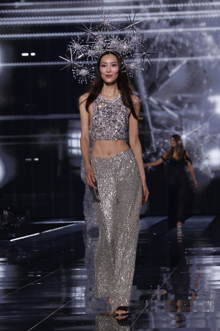 Liu Wen at the Victoria's Secret Fashion Show held at Steiner Studios on October 15, 2025 in New York | Source: Getty Images