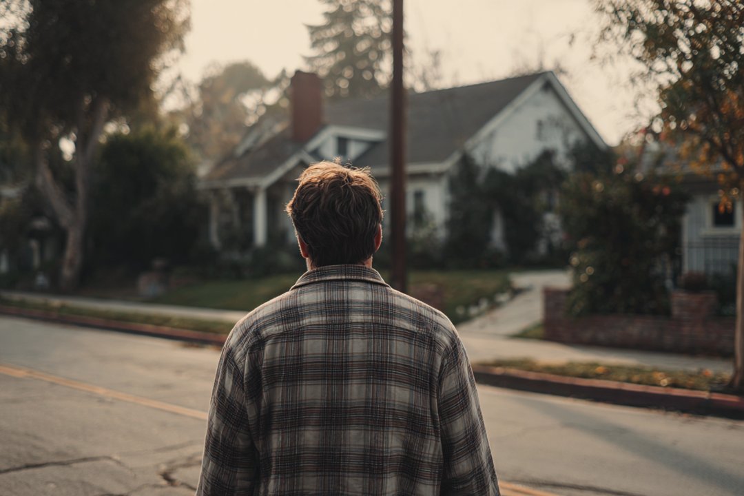 A man standing in a street | Source: Midjourney
