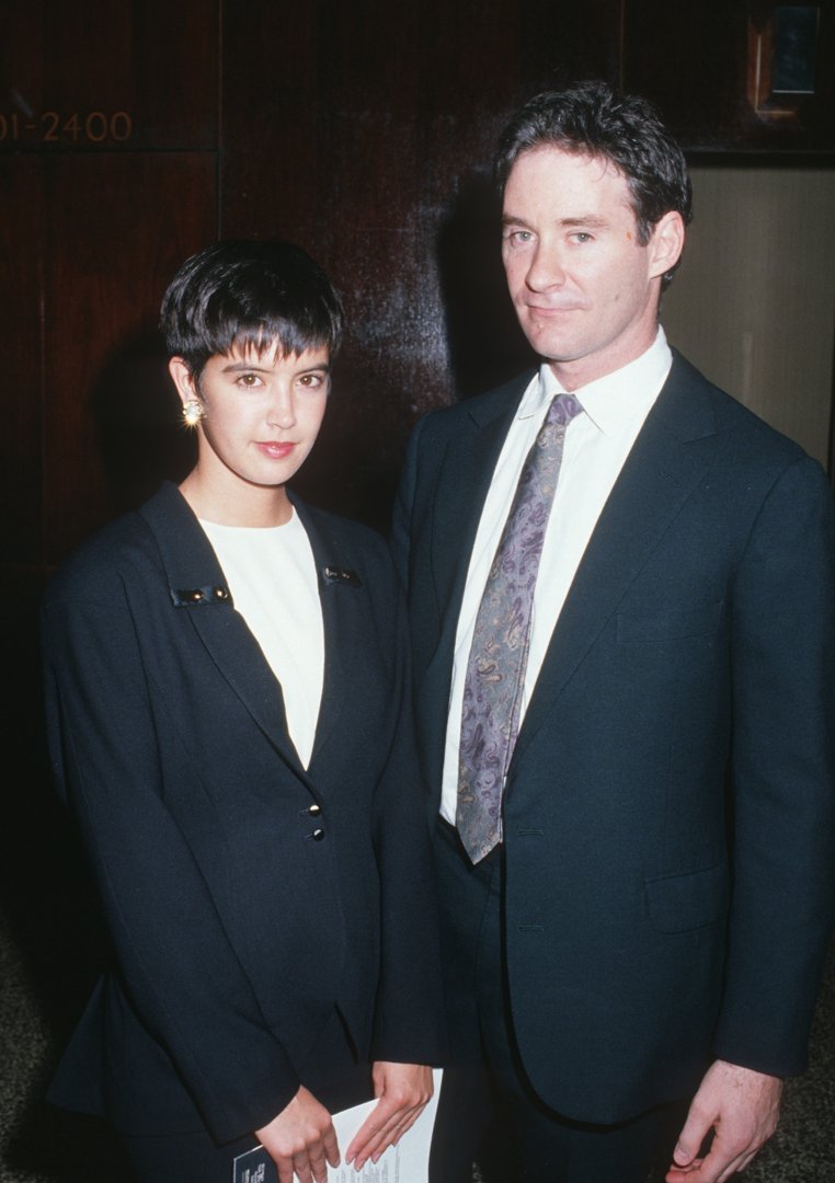 Phoebe Cates and Kevin Kline attend the premiere of 
