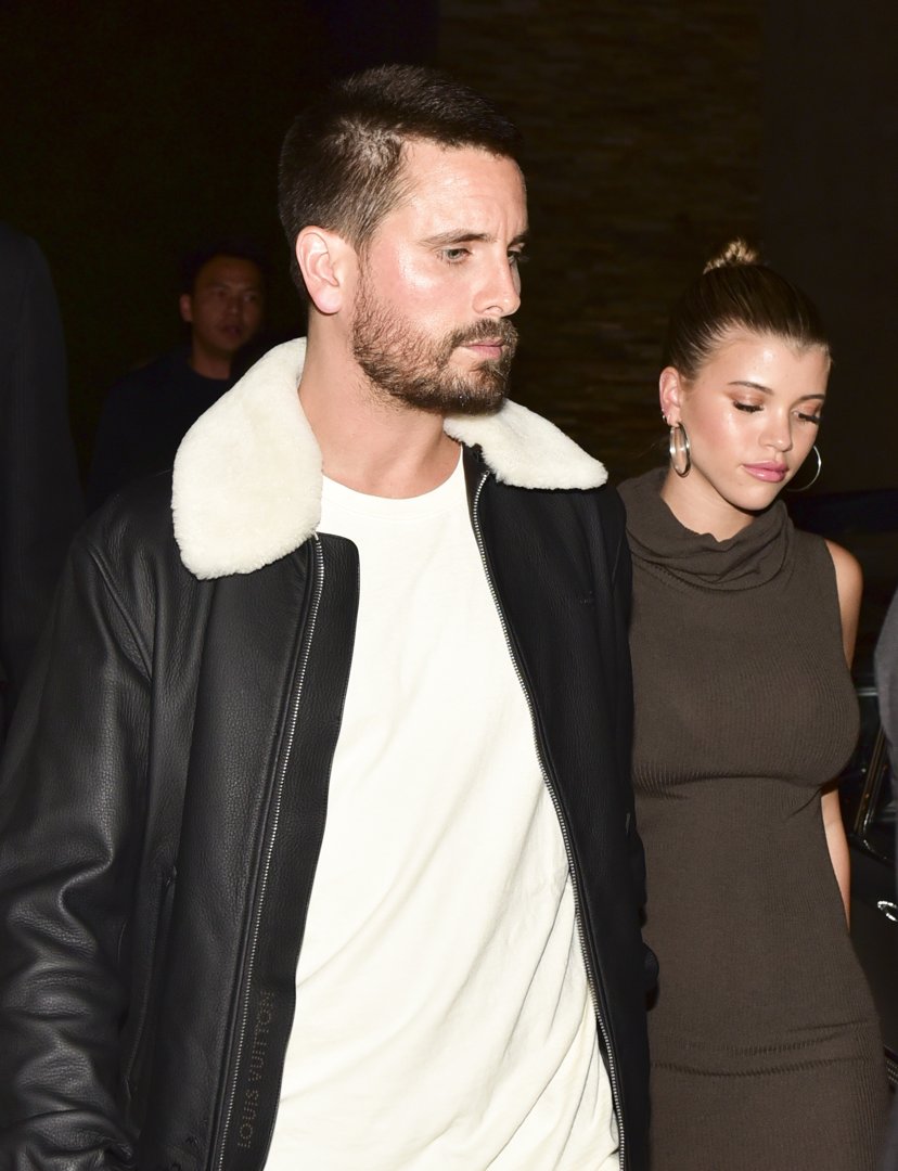 Scott Disick and Sofia Richie Grainge at the VIP Exhibit Preview for