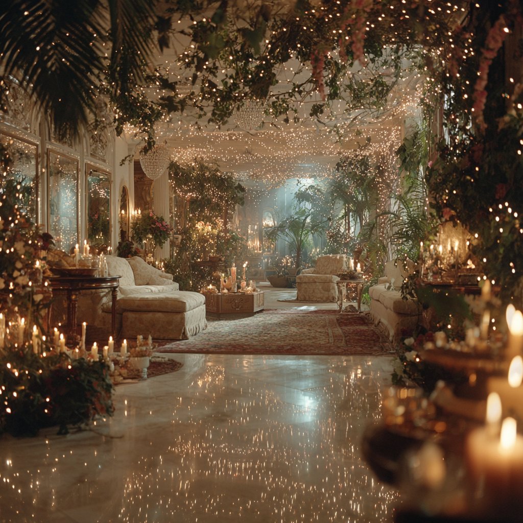 A house decorated for a party | Source: Midjourney