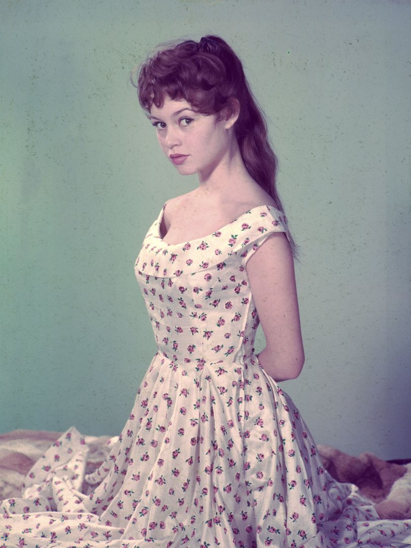 Brigitte Bardot in a portrait for the film