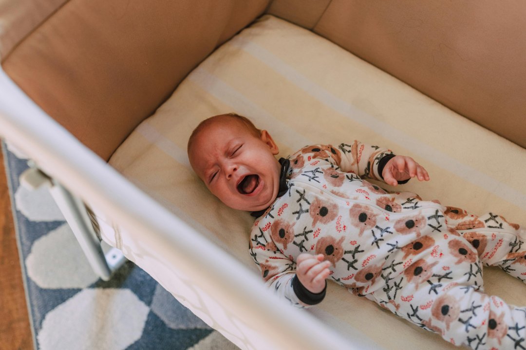 A crying newborn baby | Source: Pexels
