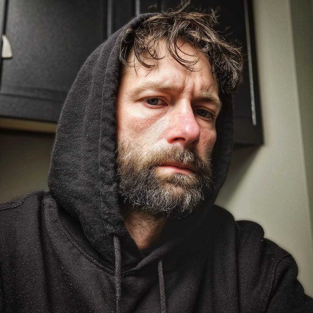 A frowning man | Source: Midjourney