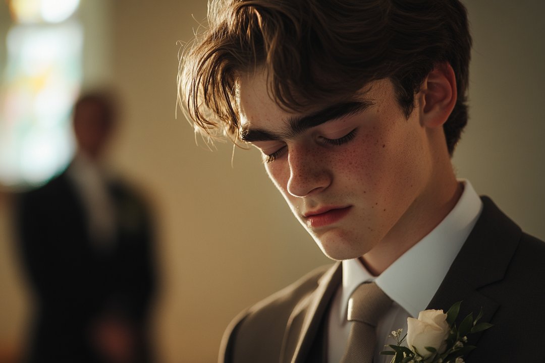 An upset boy | Source: Midjourney