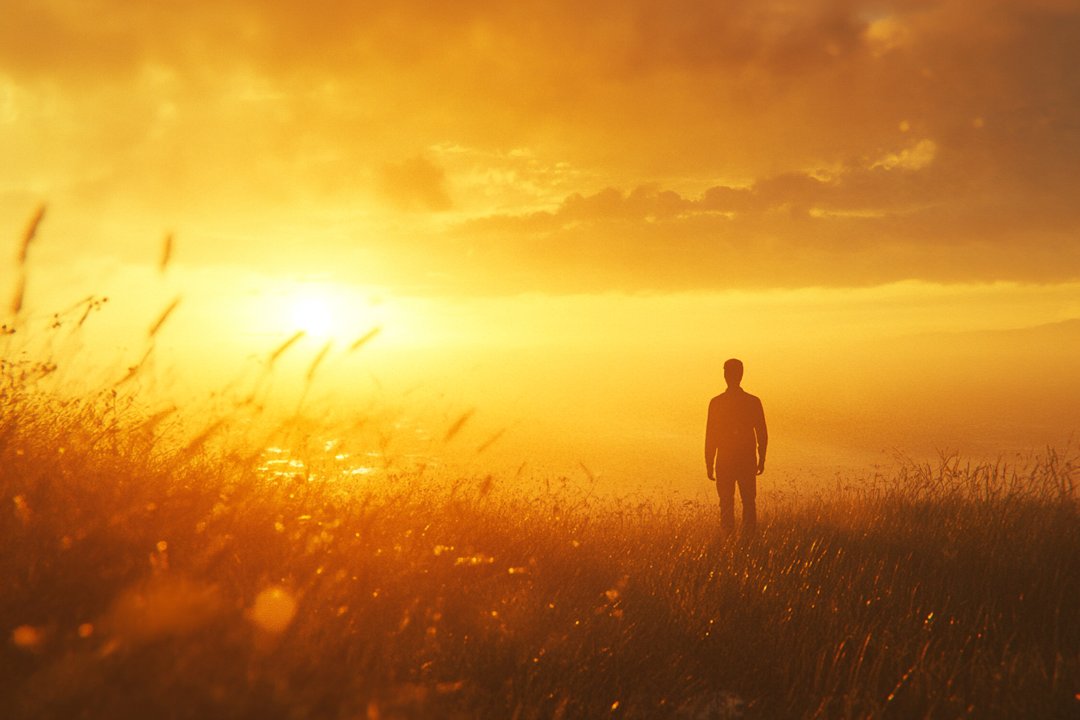 A silhouette of a man | Source: Midjourney