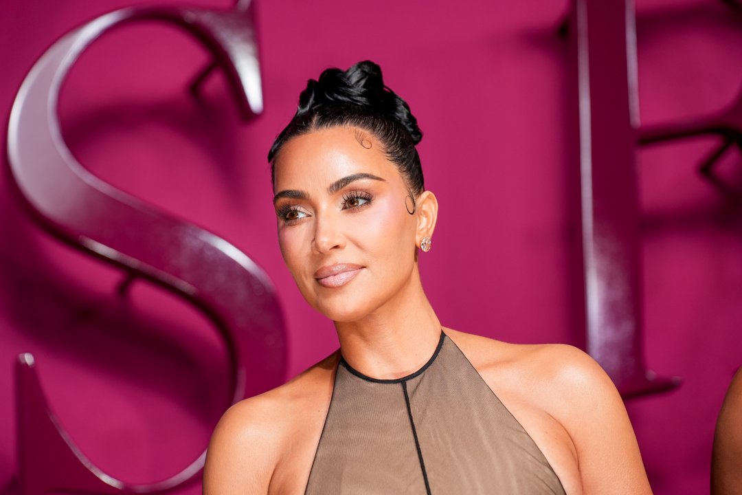 Kim Kardashian at the world premiere of