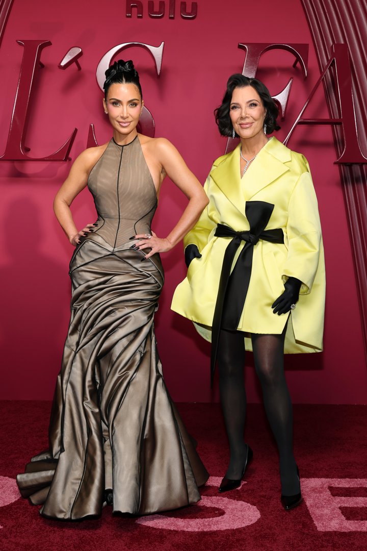 Kim Kardashian and Kris Jenner at the world premiere of
