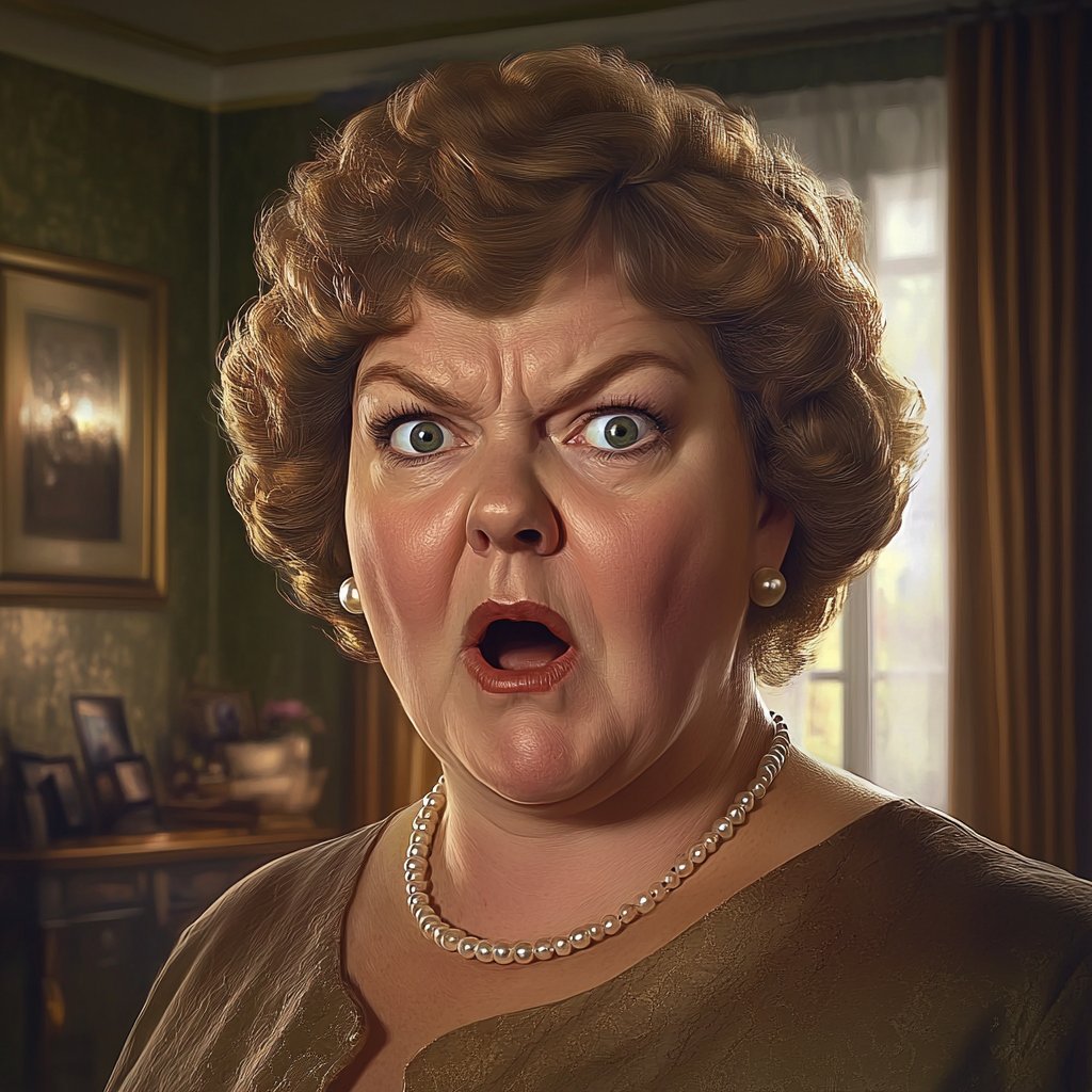 A startled woman | Source: Midjourney