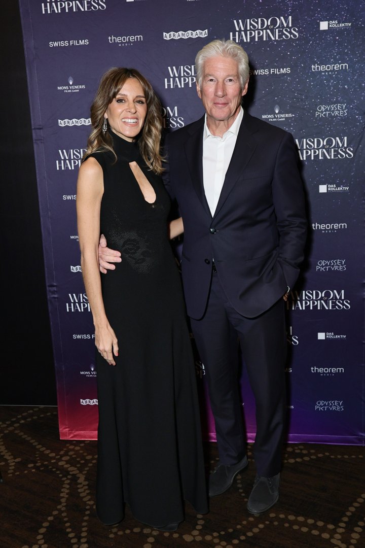 Alejandra Silva and Richard Gere attend the