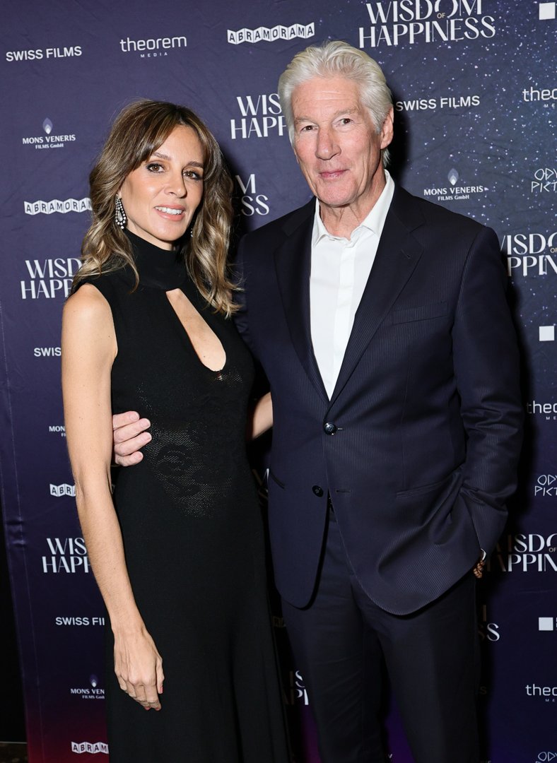 Alejandra Silva and Richard Gere attend the