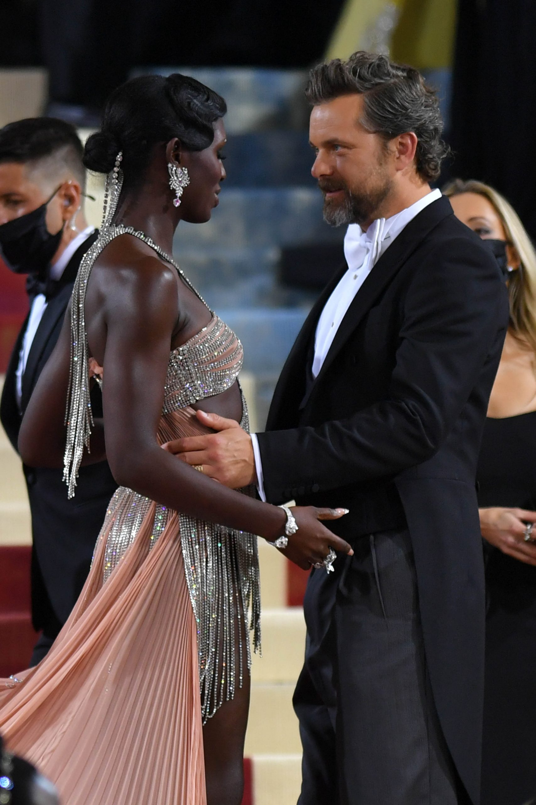 Jodie Turner-Smith and Joshua Jackson attend the Met Gala celebrating