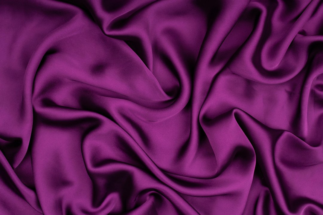 Lavender satin fabric | Source: Pexels