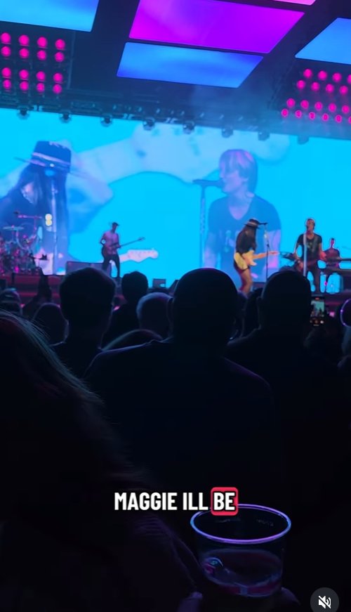 Keith Urban performs his song 