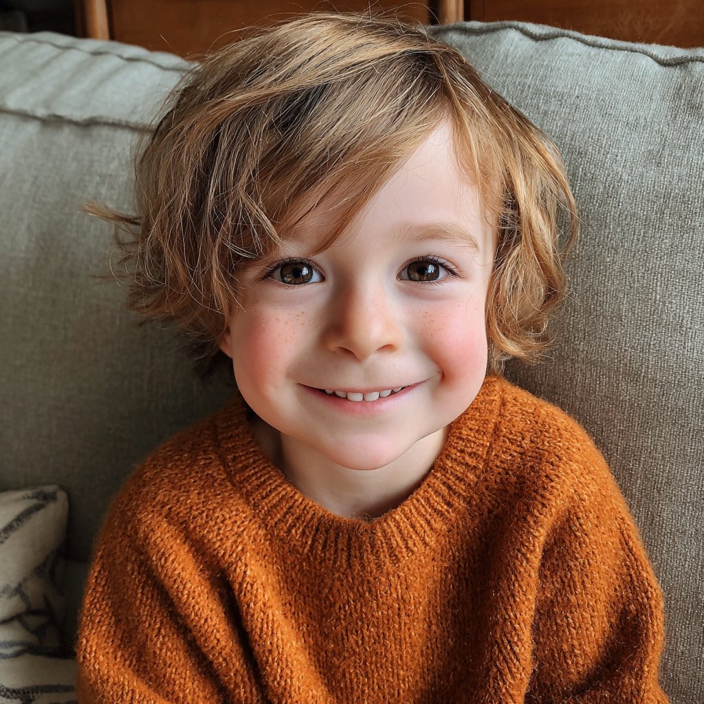 A smiling little boy | Source: Midjourney