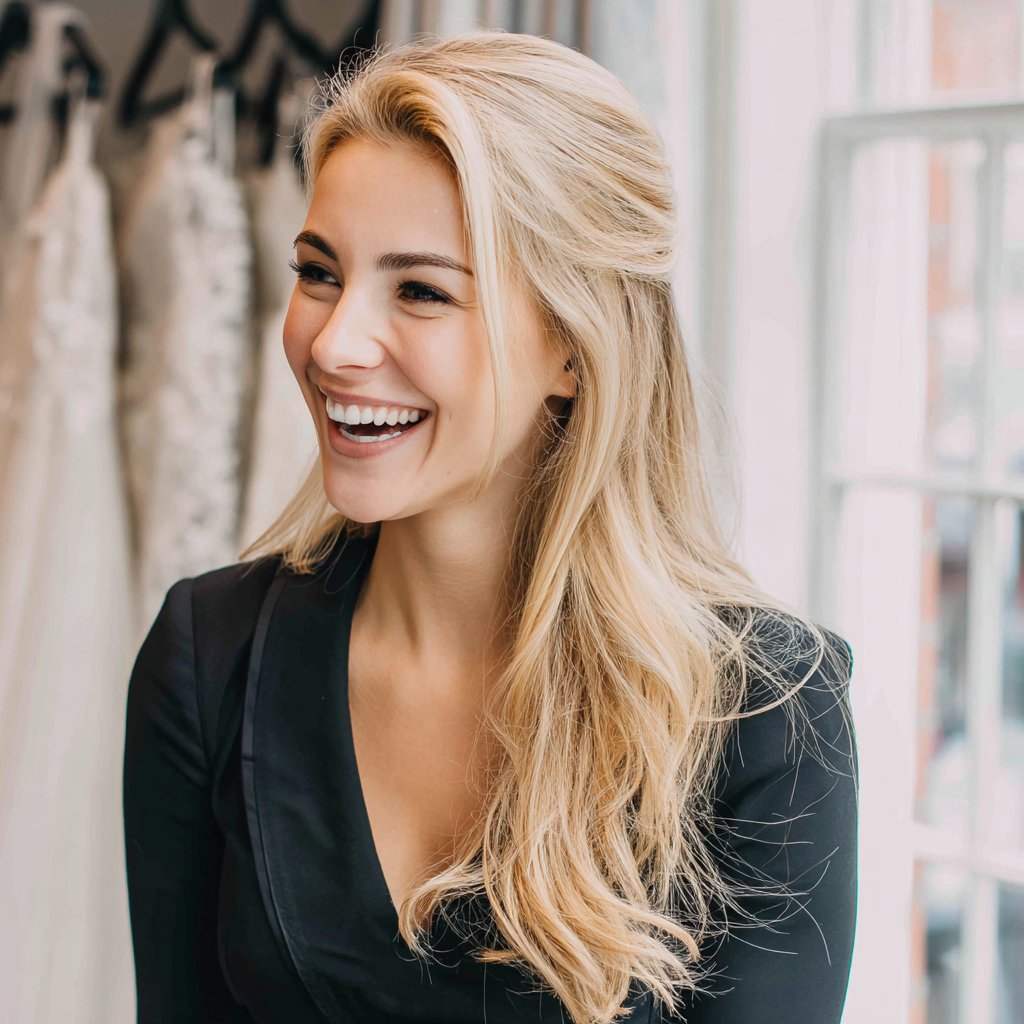 A laughing woman | Source: Midjourney
