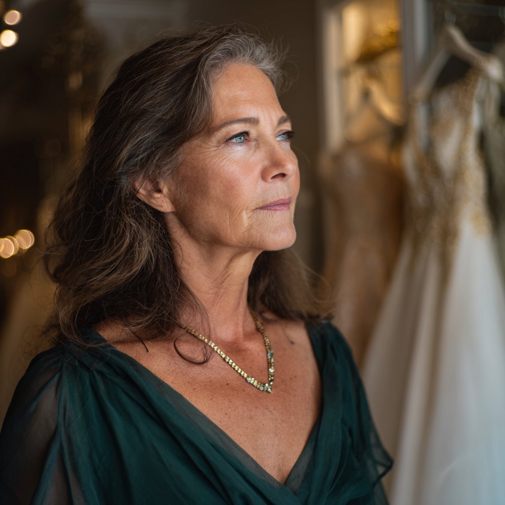 A pensive older woman | Source: Midjourney