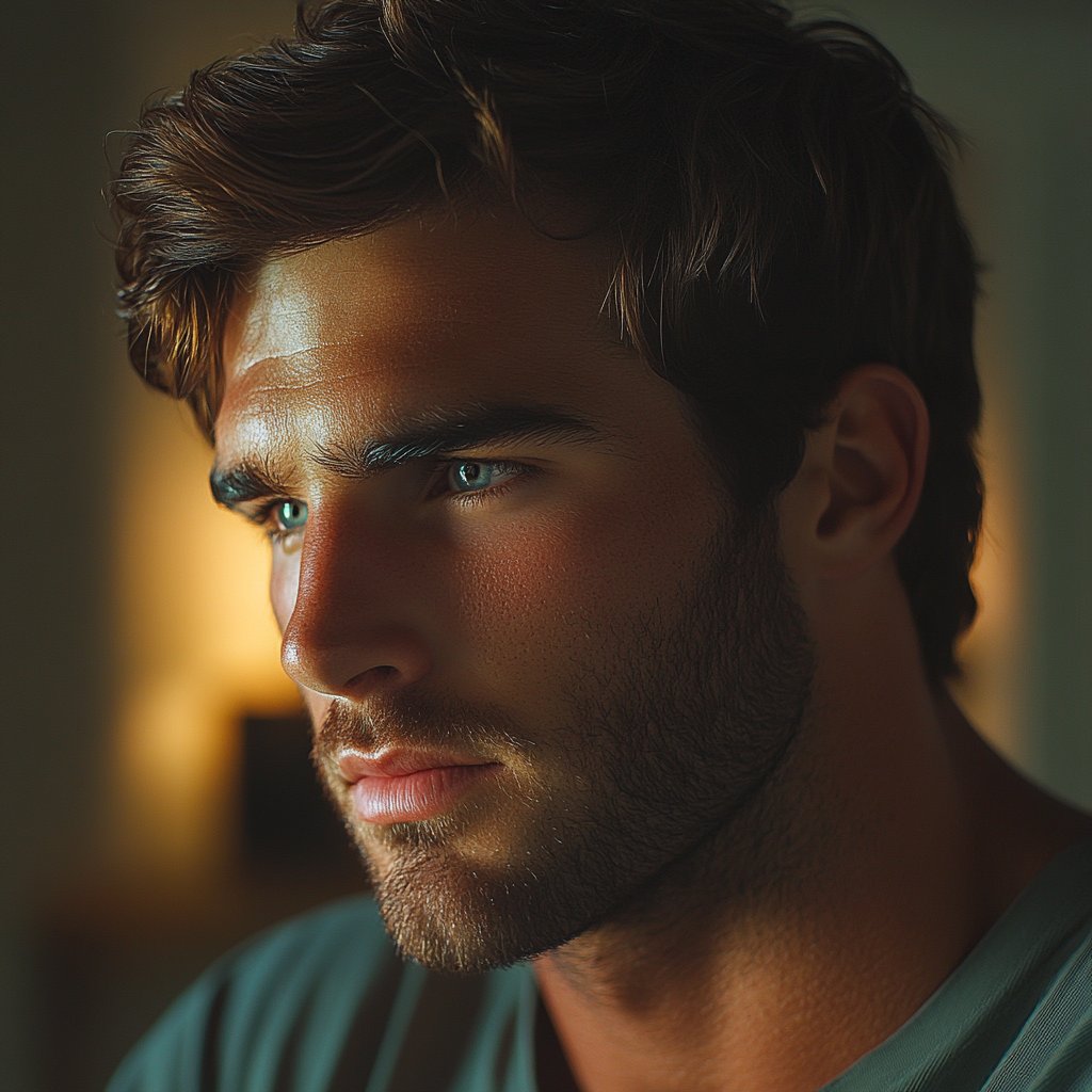 A sad man lost in thought | Source: Midjourney