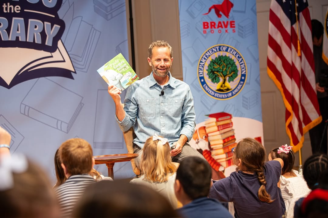 Kirk Cameron addresses children at the Library of Congress, seen in a post dated August 20, 2025 | Source: Instagram/kirkcameronofficial