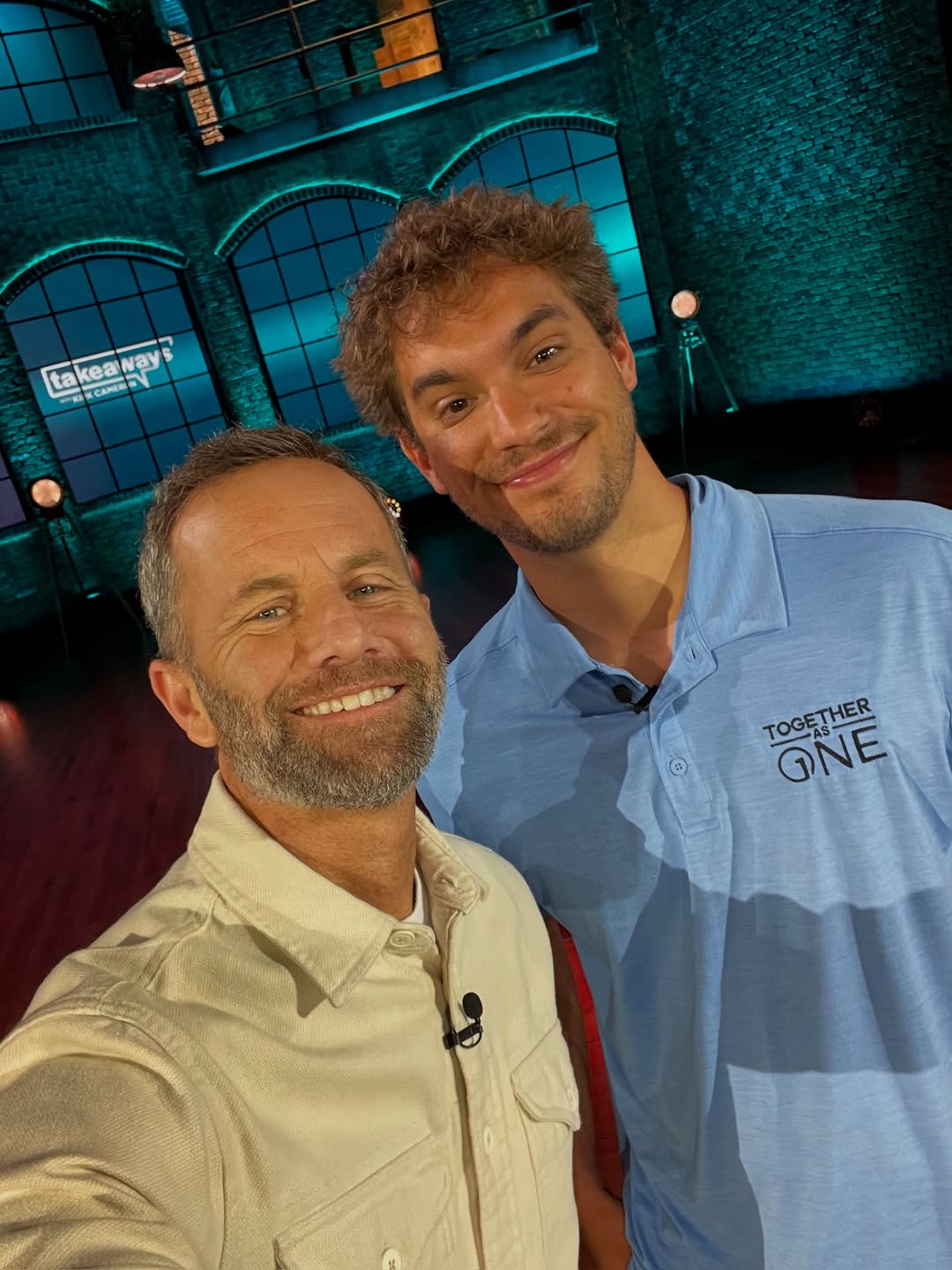 Kirk Cameron is pictured with his son Luke, seen in a post dated August 31, 2025 | Source: Instagram/kirkcameronofficial