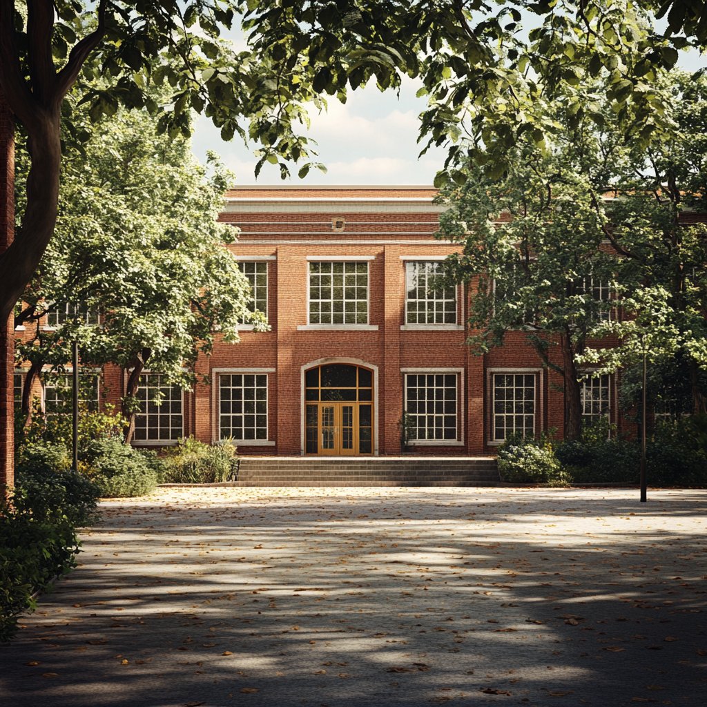 A school building | Source: Midjourney