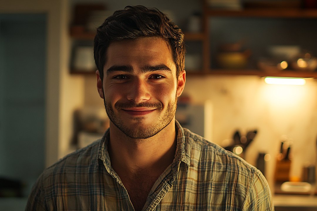 A man smiling | Source: Midjourney