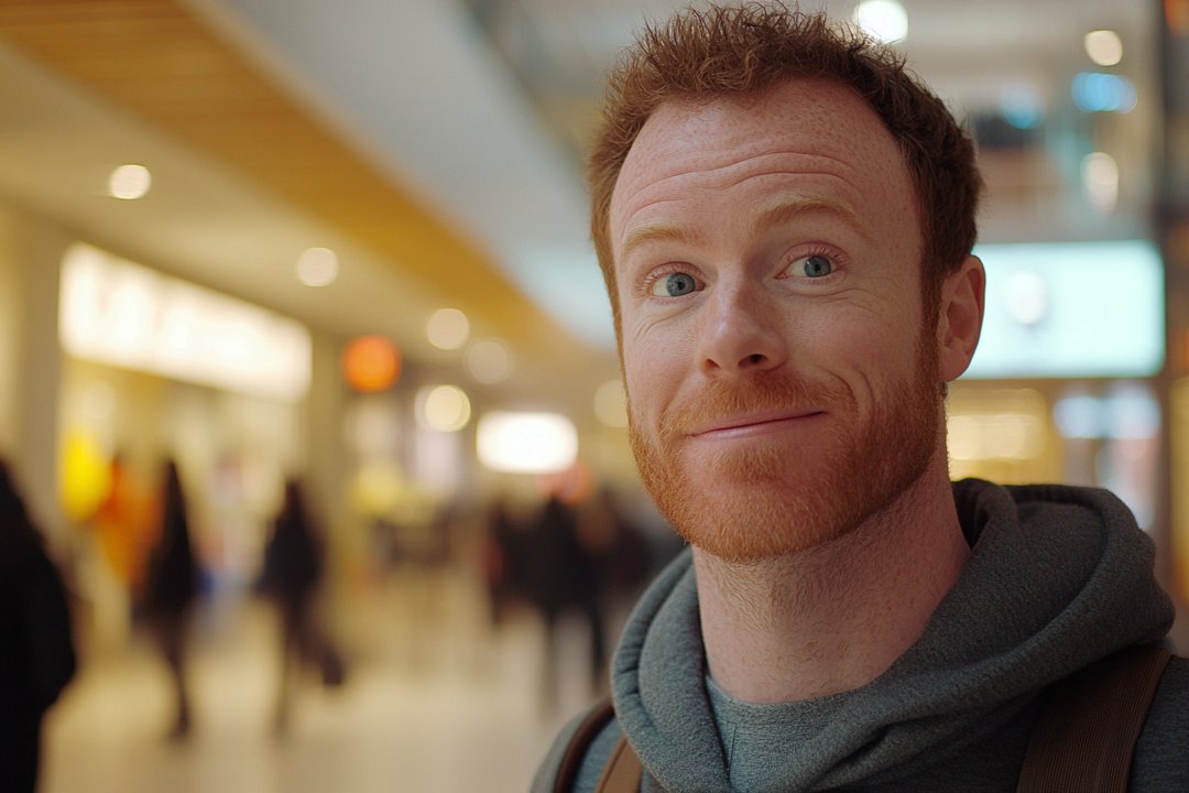 A man in a mall | Source: Midjourney