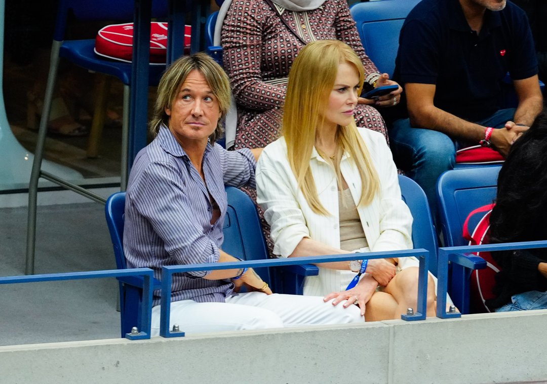 Keith Urban and Nicole Kidman watch the men’s final at the 2023 US Open in in New York City on September 10, 2023 | Source: Getty Images