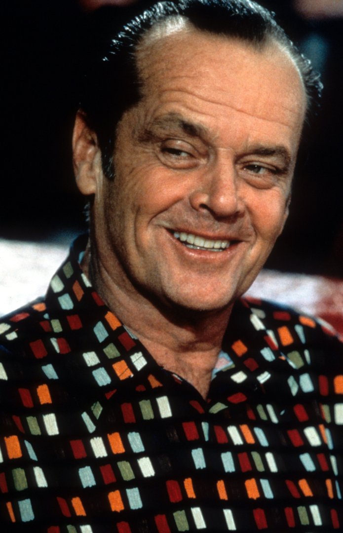 Nicholson, who was 61 in 1997, projected a completely different energy as he grinned mischievously in a scene from 