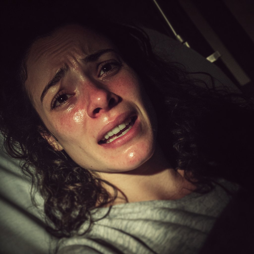 A close-up of an emotional woman | Source: Midjourney