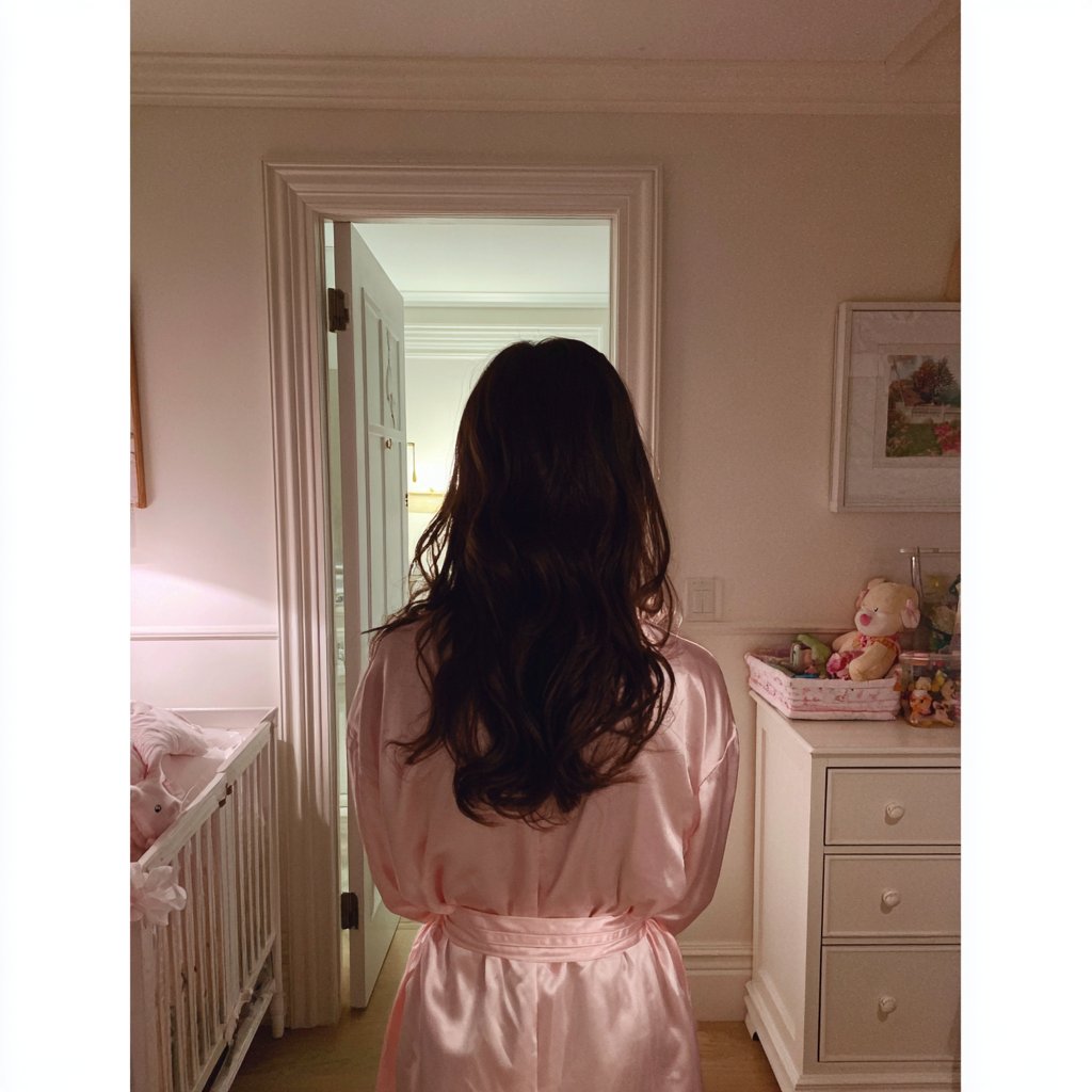 A woman standing in a nursery | Source: Midjourney