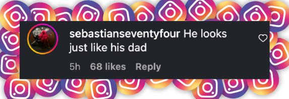 A fan reacts to the appearance of Heidi Klum and Seal's son, Henry, from a post dated October 23, 2025 | Source: Instagram/fashionbombdaily