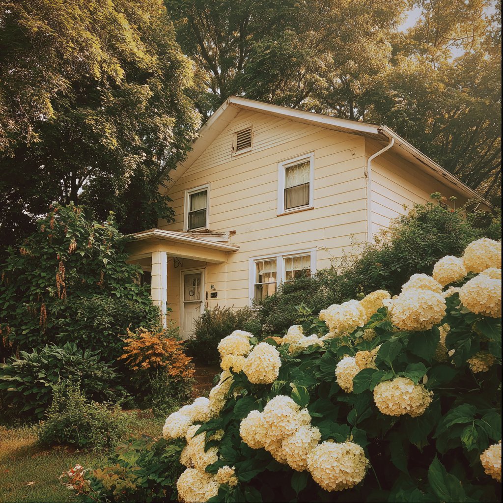 The exterior of a house | Source: Midjourney