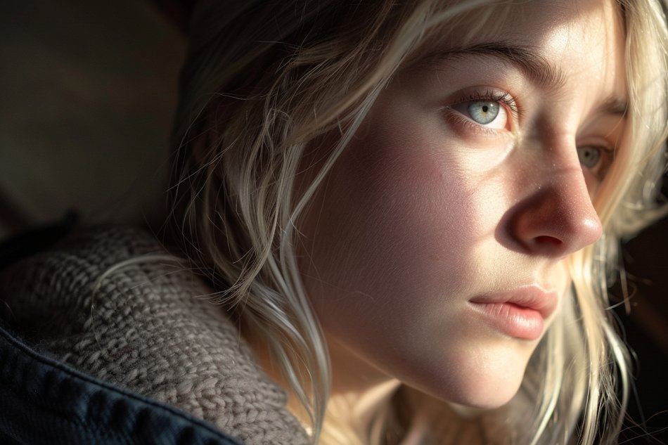 Close-up of a stunned woman | Source: Midjourney