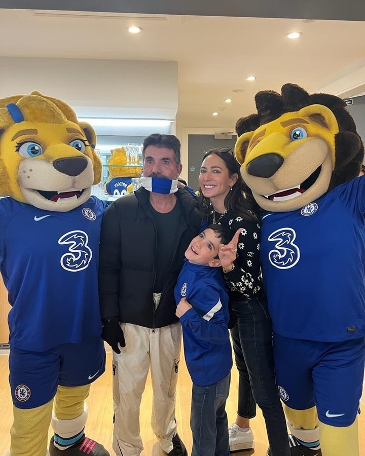 Simon and Eric Cowell with Lauren Silverman from a post dated February 4, 2023 | Source: Instagram/simoncowell