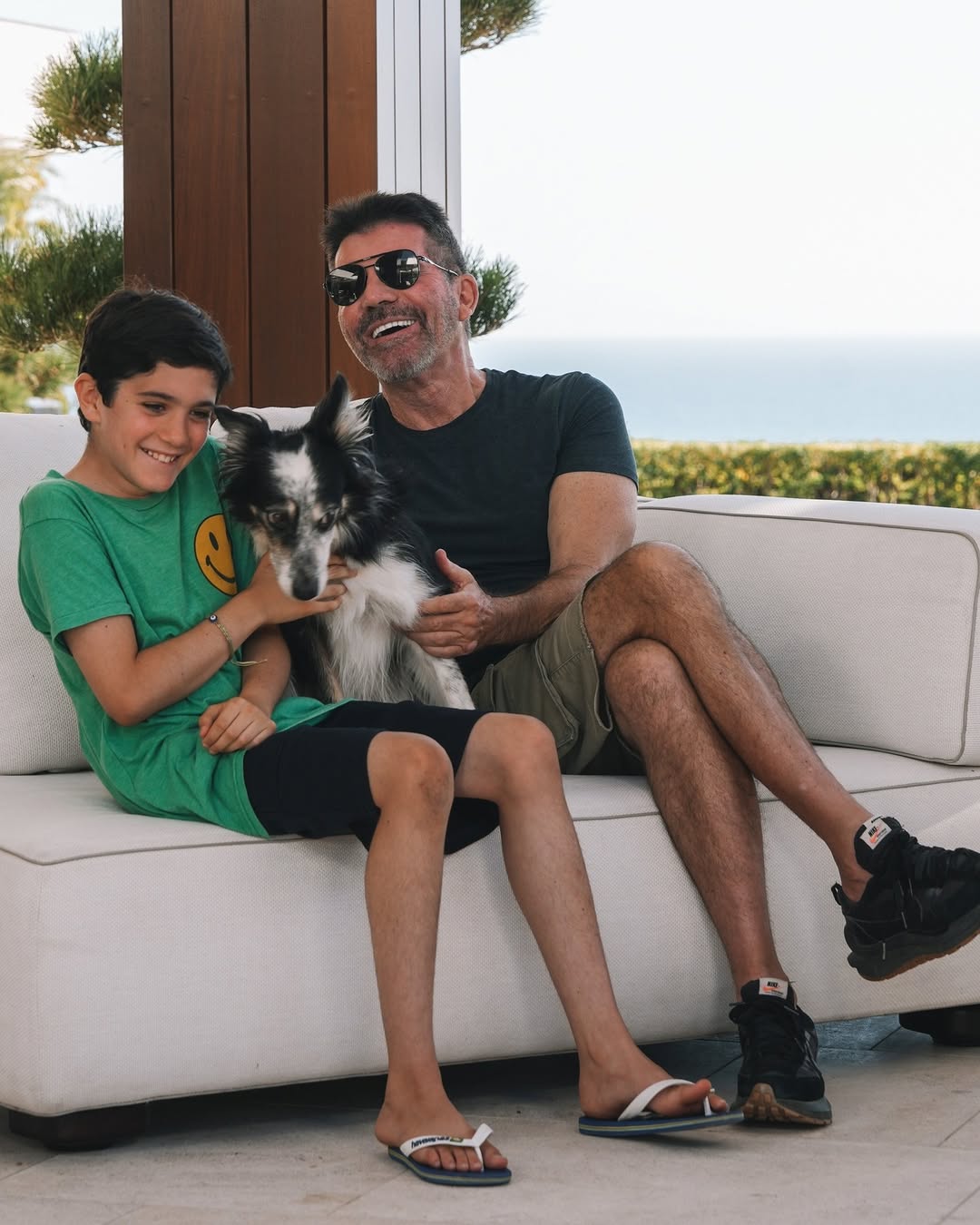 Eric and Simon Cowell from a post dated February 14, 2024 | Source: Instagram/simoncowell